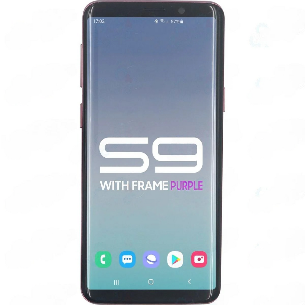 Samsung S9 LCD With Touch + Frame Purple (Refurbished OLED) Samsung S9 LCD With Touch + Frame Purple (Refurbished OLED)