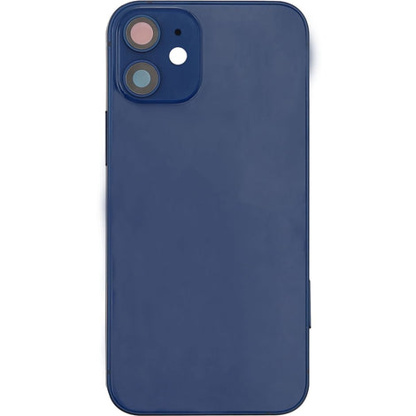 iPhone 12 Mini Back Housing W/ Small Parts Blue (OEM PULL)