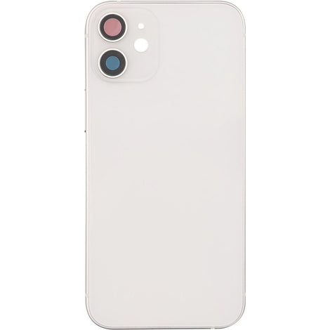 iPhone 12 Mini Back Housing W/ Small Parts White (OEM PULL)
