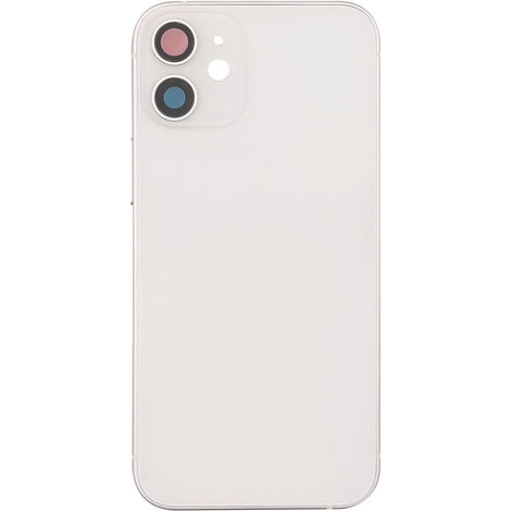 iPhone 12 Mini Back Housing W/ Small Parts White (No Logo)