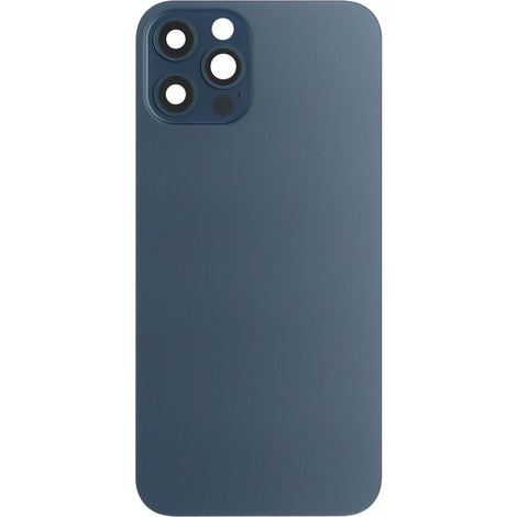 iPhone 12 Pro Back Glass Door W/ Camera Lens Blue ( No Logo)