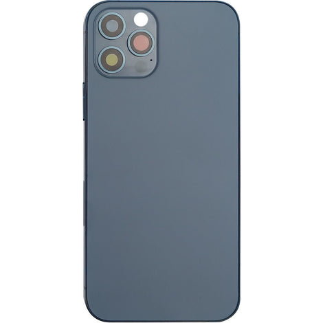 iPhone 12 Pro Back Housing W/ Small Parts Blue (No Logo)
