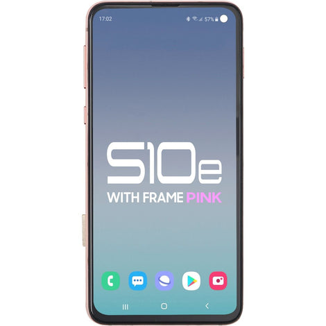 Samsung S10E LCD With Touch + Frame Flamingo Pink (Refurbished OLED)