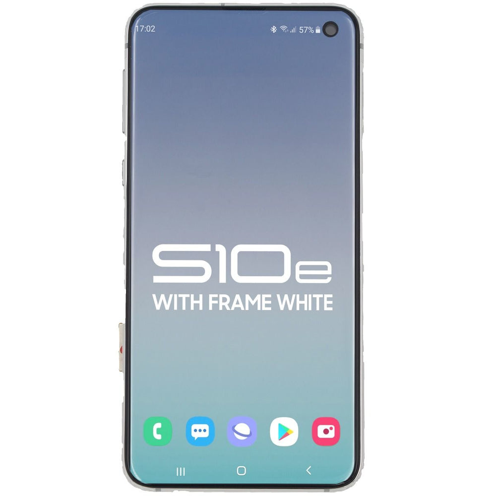 Samsung S10E LCD With Touch + Frame Prism White (Refurbished OLED) Samsung S10E LCD With Touch + Frame Prism White (Refurbished OLED)