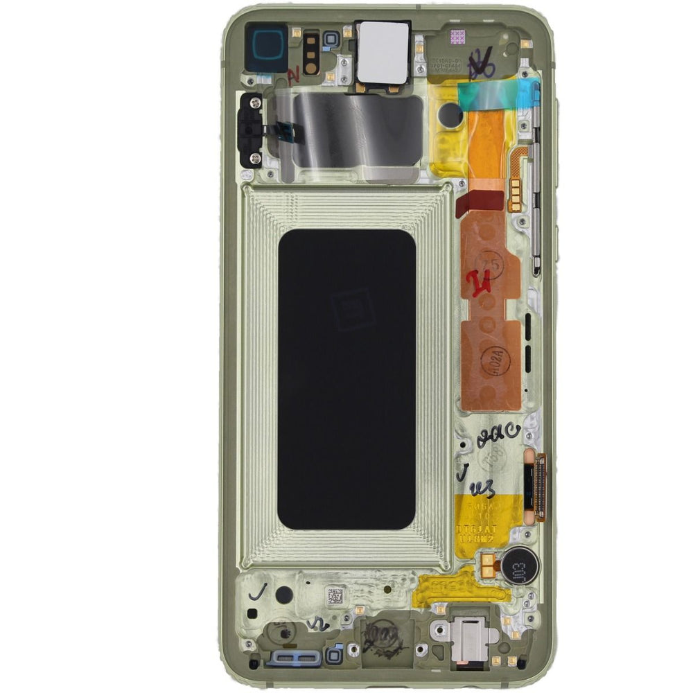 Samsung S10E LCD With Touch + Frame Canary Yellow SERVICE PACK Samsung S10E LCD With Touch + Frame Canary Yellow SERVICE PACK