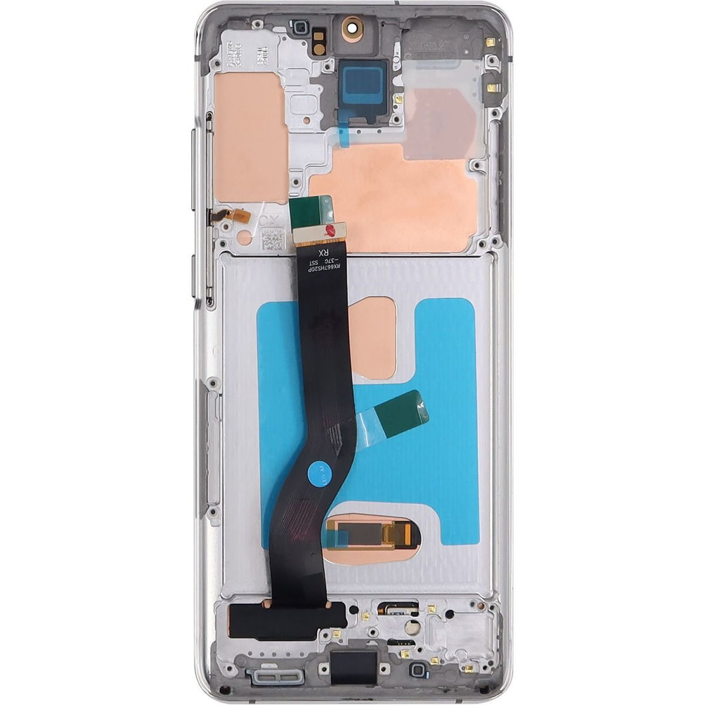 Samsung S20 Plus 5G LCD With Touch + Frame After Market OLED Cloud White (Smaller Size) Samsung S20 Plus 5G LCD With Touch + Frame After Market OLED Cloud White (Smaller Size)