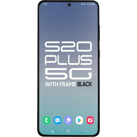 Samsung S20 Plus 5G LCD With Touch + Frame Cosmic Black (Refurbished OLED)