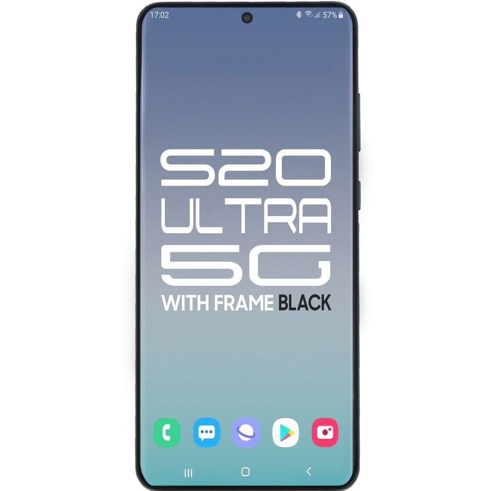 Samsung S20 Ultra 5G LCD With Touch + Frame Cosmic Black (Refurbished OLED) Samsung S20 Ultra 5G LCD With Touch + Frame Cosmic Black (Refurbished OLED)