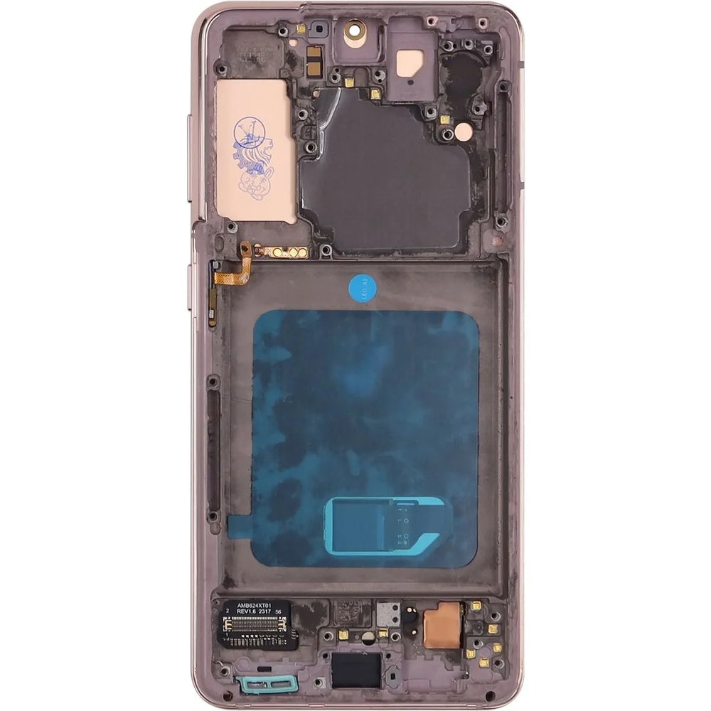 Samsung S21 5G LCD With Touch + Frame After Market OLED Phantom Violet (BIG SIZE OLED) 6.2' Samsung S21 5G LCD With Touch + Frame After Market OLED Phantom Violet (BIG SIZE OLED) 6.2'