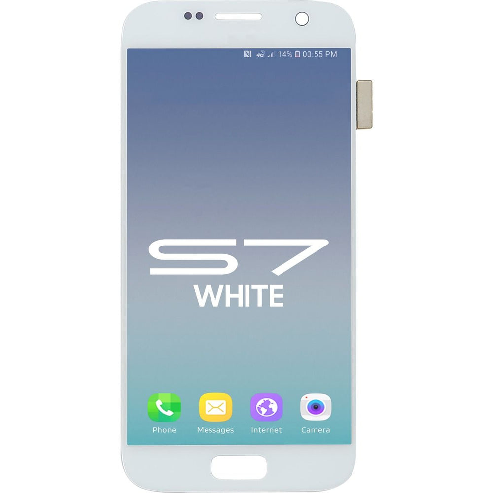 Samsung S7 LCD With Touch White SBI Samsung S7 LCD With Touch White SBI