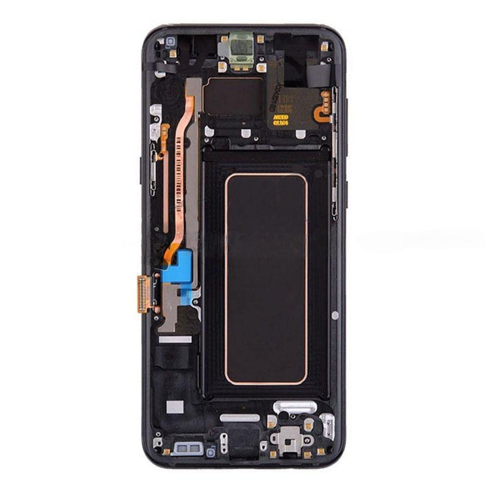 Samsung S8 LCD With Touch + Frame Black C Grade (OEM PULL)