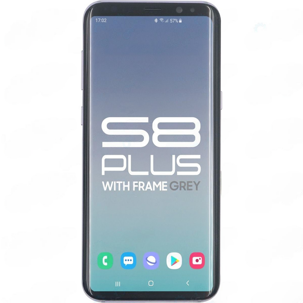 Samsung S8 Plus LCD With Touch + Frame Grey (Refurbished OLED)