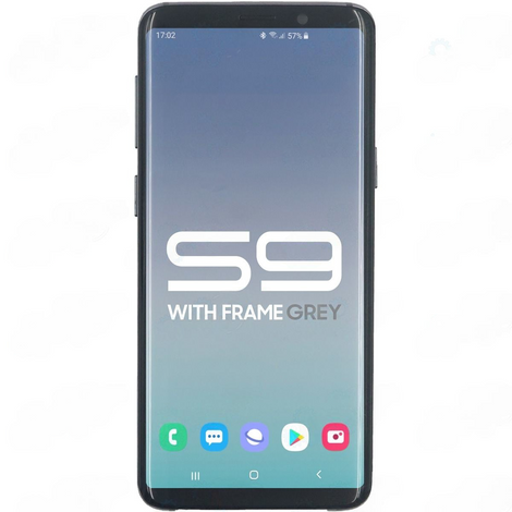 Samsung S9 LCD With Touch + Frame Coral Blue (Refurbished OLED)