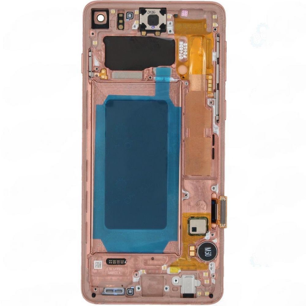 Samsung S10 LCD With Touch + Frame Flamingo Pink (Refurbished OLED)