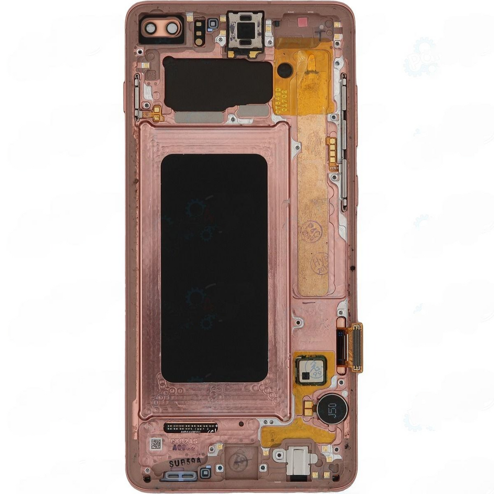 Samsung S10 Plus LCD With Touch + Frame Flamingo Pink (Refurbished OLED)