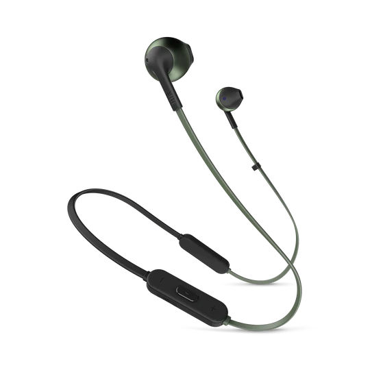 JBL - Tune 205BT Wireless In-Ear Headphones - Green