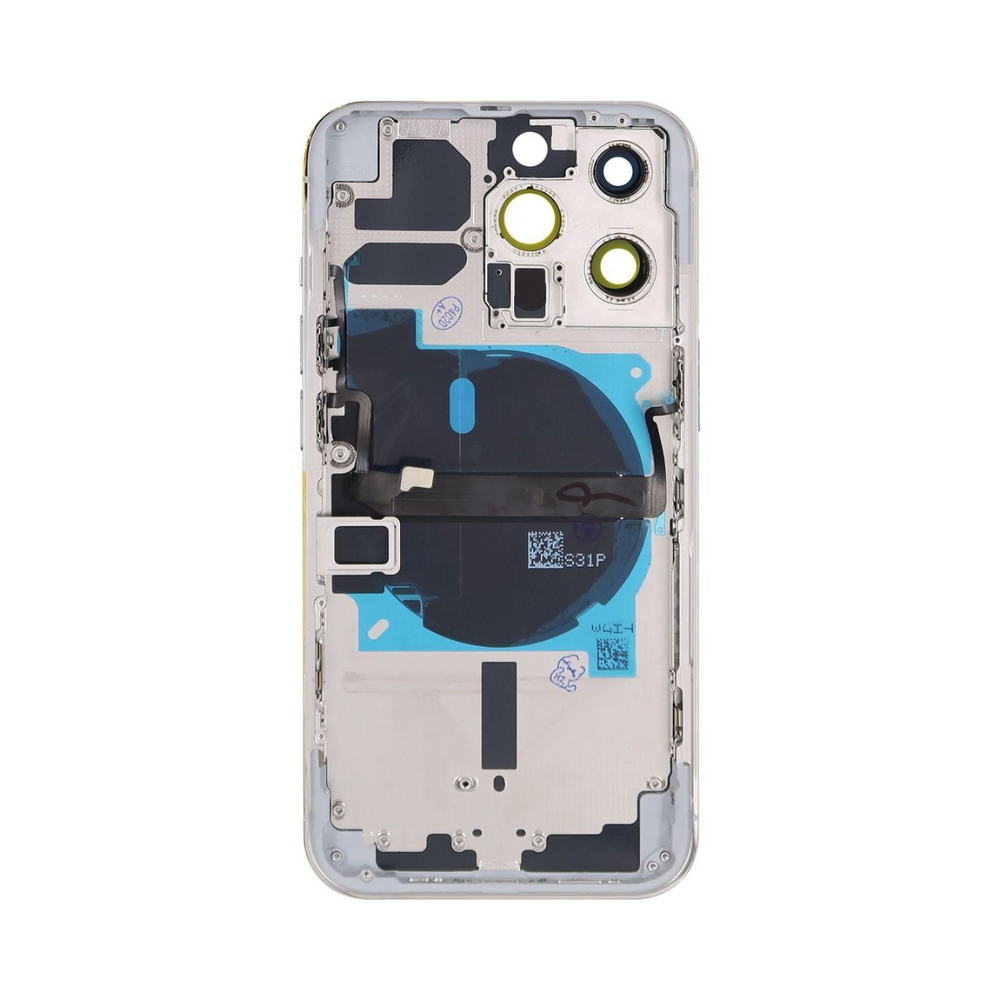 iPhone 13 Pro Back Housing W/ Small Parts Silver (OEM PULL)