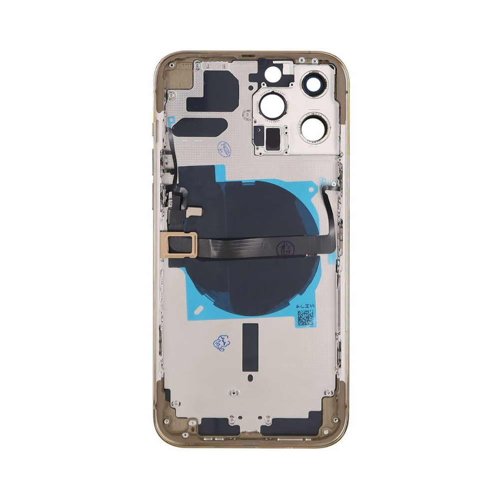 iPhone 13 Pro Max Back Housing W/ Small Parts Gold (NO LOGO)