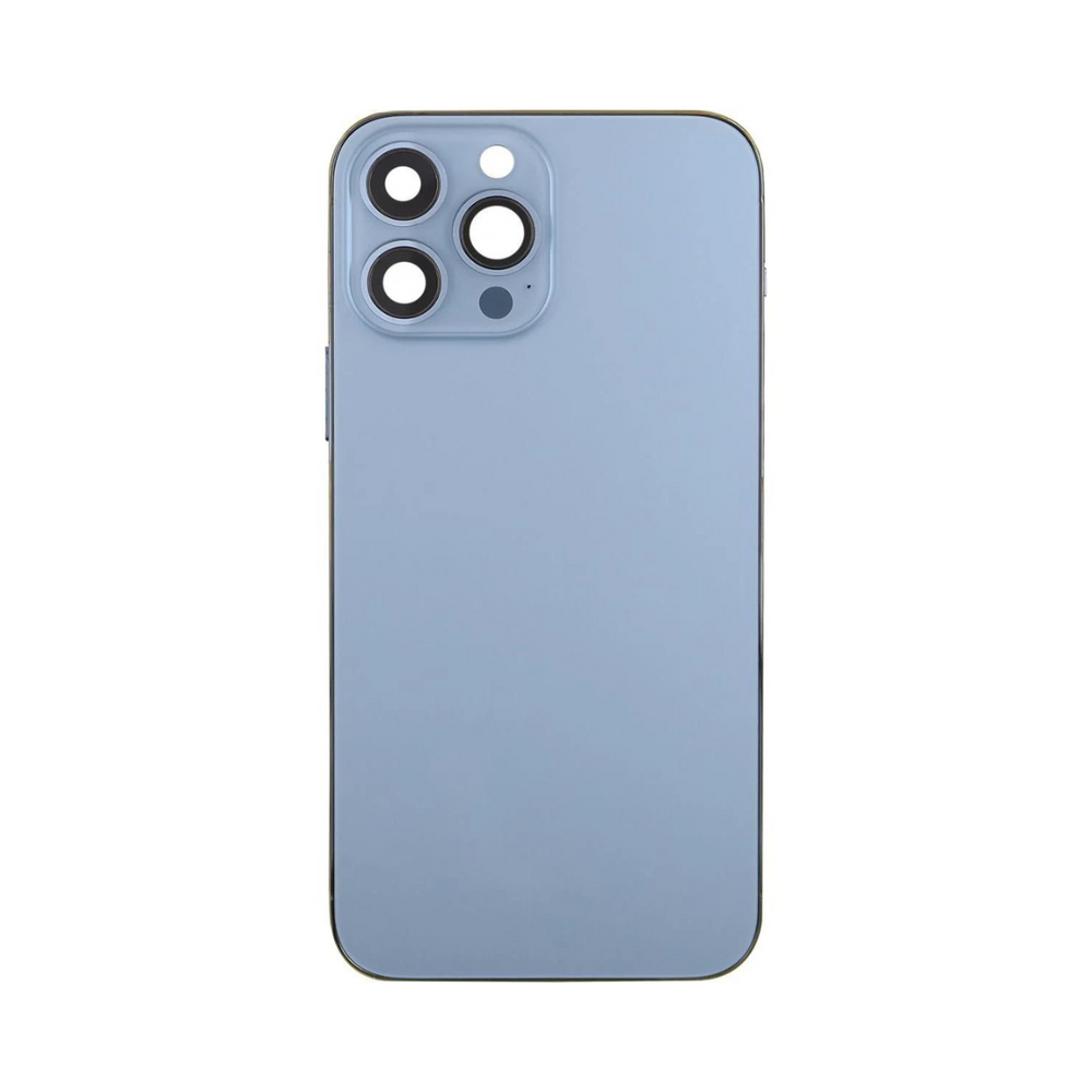 iPhone 13 Pro Max Back Housing W/ Small Parts Alpine Sierra Blue (NO LOGO)