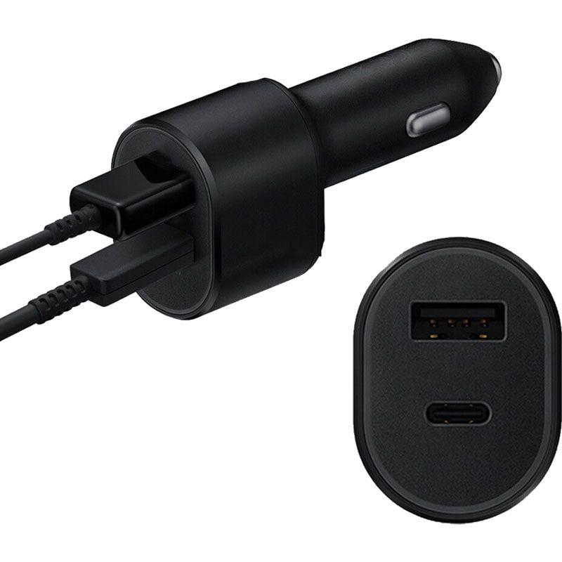 45w Dual Port Fast Car Charger & 100w Usb-C Cable