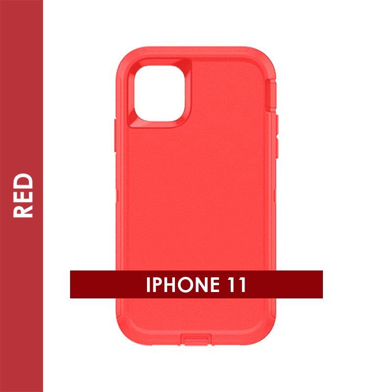 Defender Case For Iphone 11 (Red)