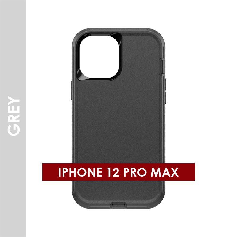 Defender Case For Iphone 12 Pro Max (Grey)