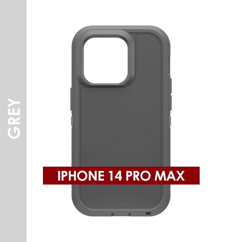 Defender Case For Iphone 14 Pro Max (Grey)