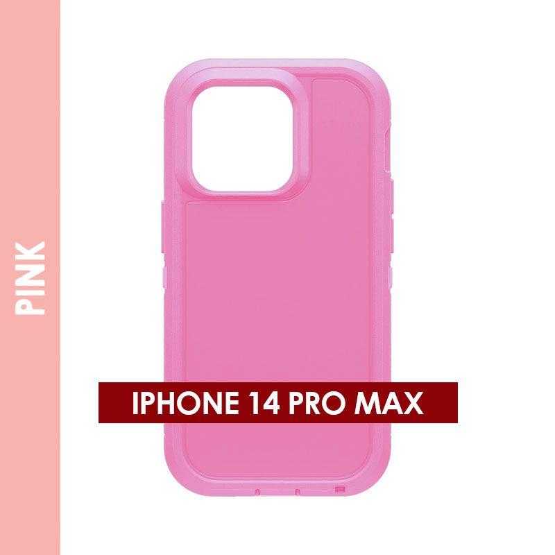 Defender Case For Iphone 14 Pro Max (Pink)