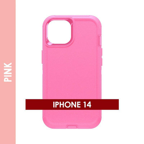 Defender Case For Iphone 14 (Pink)