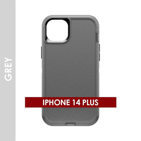 Defender Case For Iphone 14 Plus (Grey)