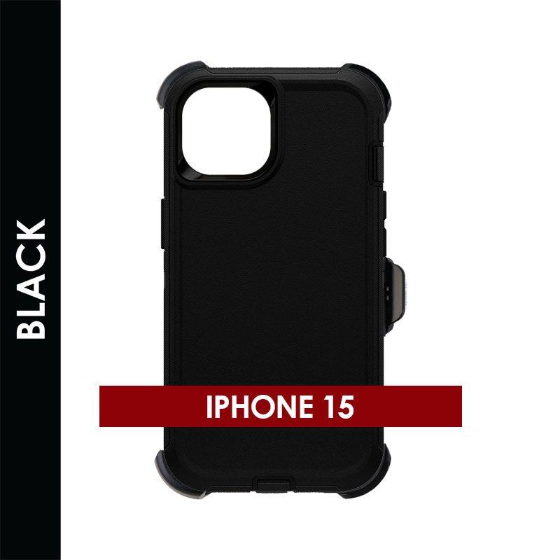 Defender Case For Iphone 15 (Black)