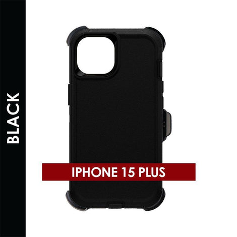 Defender Case For Iphone 15+ (Black)