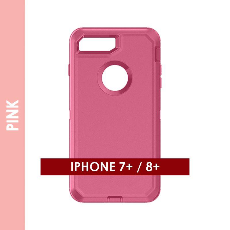 Defender Case For Iphone 7+ / 8+ (Pink)