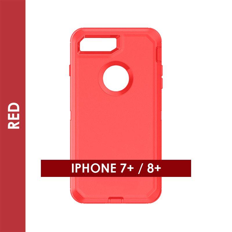 Defender Case For Iphone 7+ / 8+ (Red)