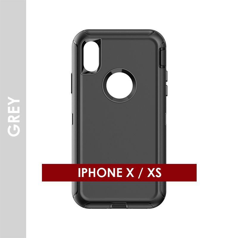 Defender Case For Iphone X (Grey)