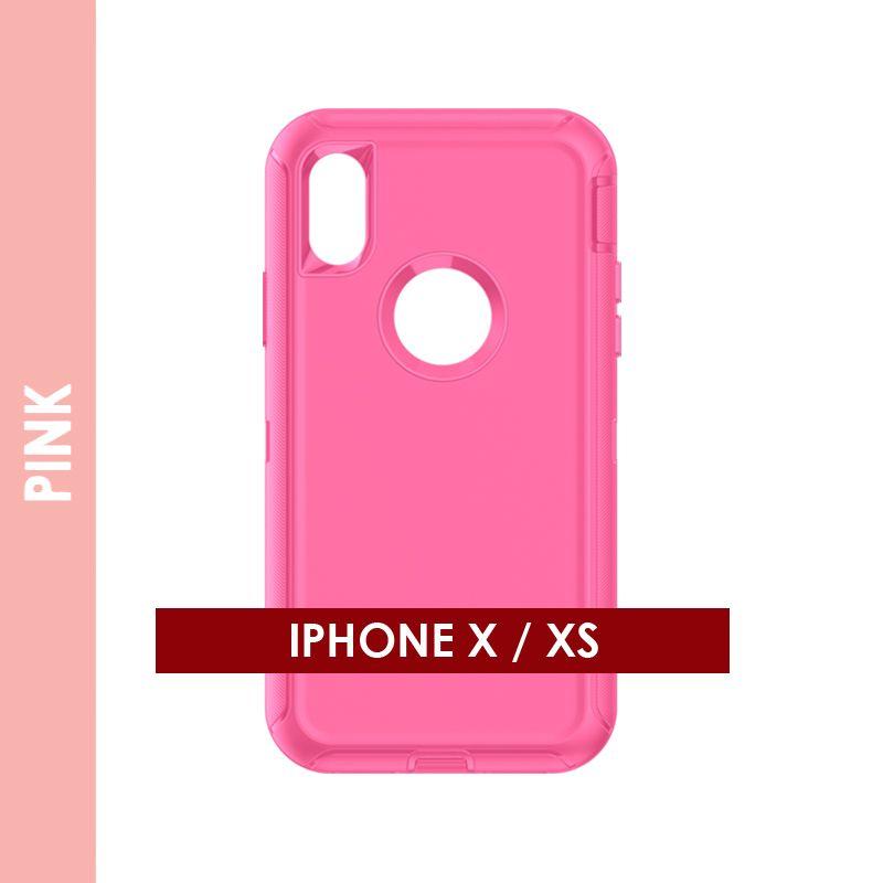 Defender Case For Iphone XS (Pink)