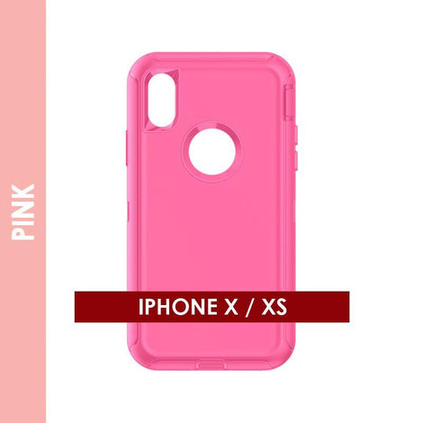 Defender Case For Iphone X (Pink)