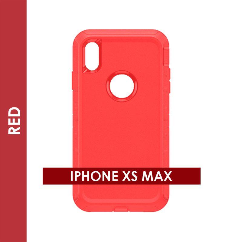 Defender Case For Iphone XS Max (Red)