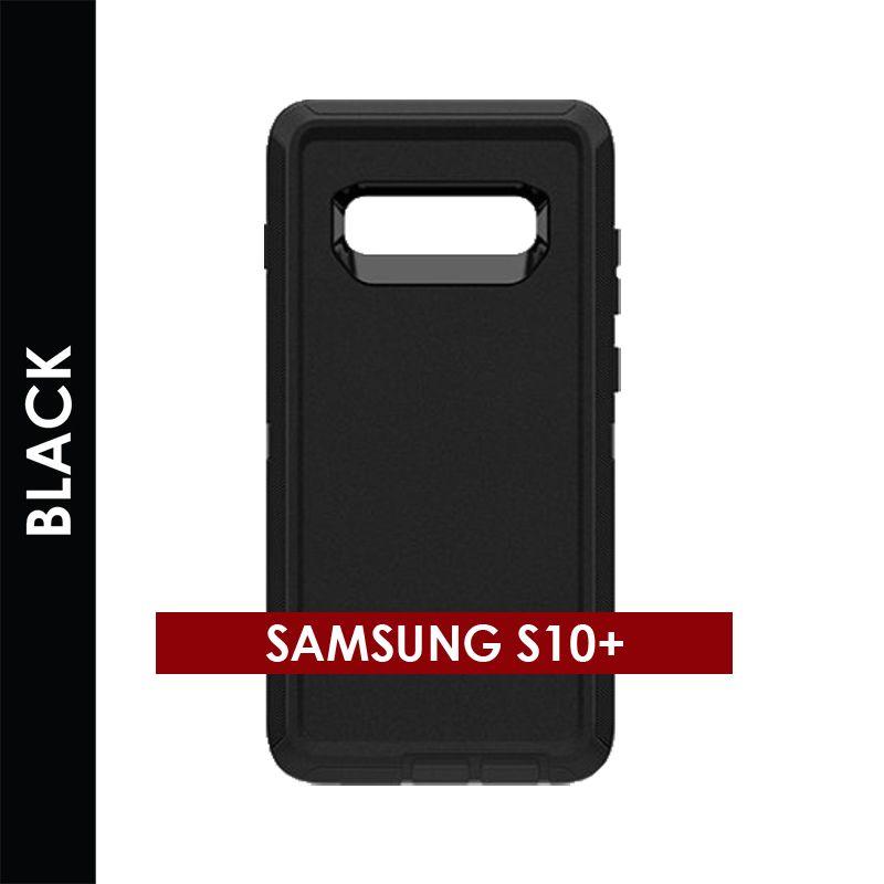 Defender Case For Samsung Galaxy S10 Plus (Black)