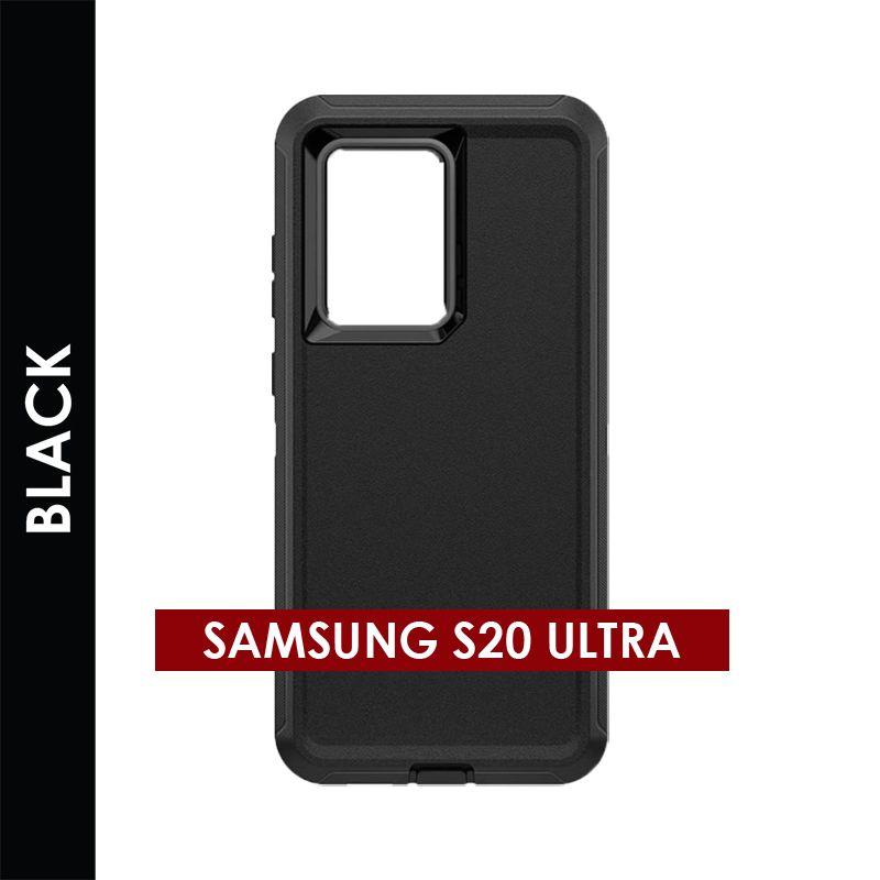 Defender Case For Samsung Galaxy S20 Ultra (Black)