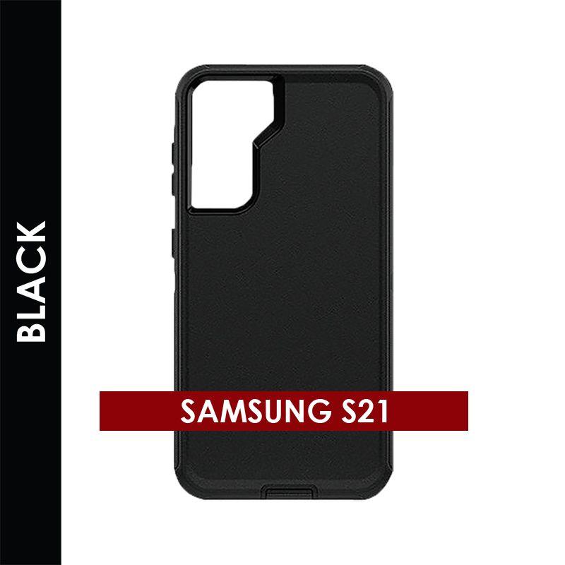 Defender Case For Samsung Galaxy S21 (Black)