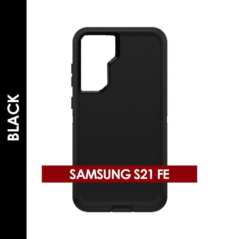 Defender Case For Samsung Galaxy S21 FE (Black)