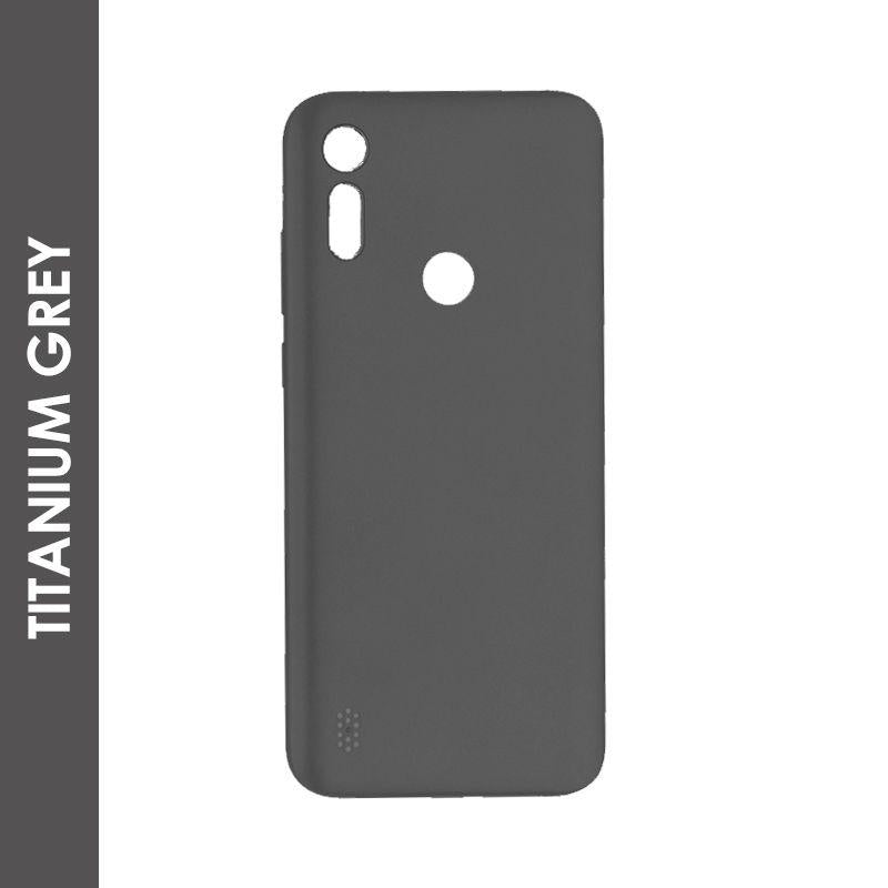 BACKDOOR COMPATIBLE FOR MOTO E6I (XT2053 / 2021) TITANIUM GRAY