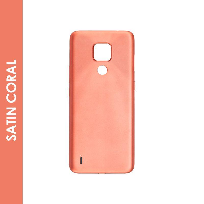 BACKDOOR COMPATIBLE FOR MOTO E7 (XT2095) (SATIN CORAL)