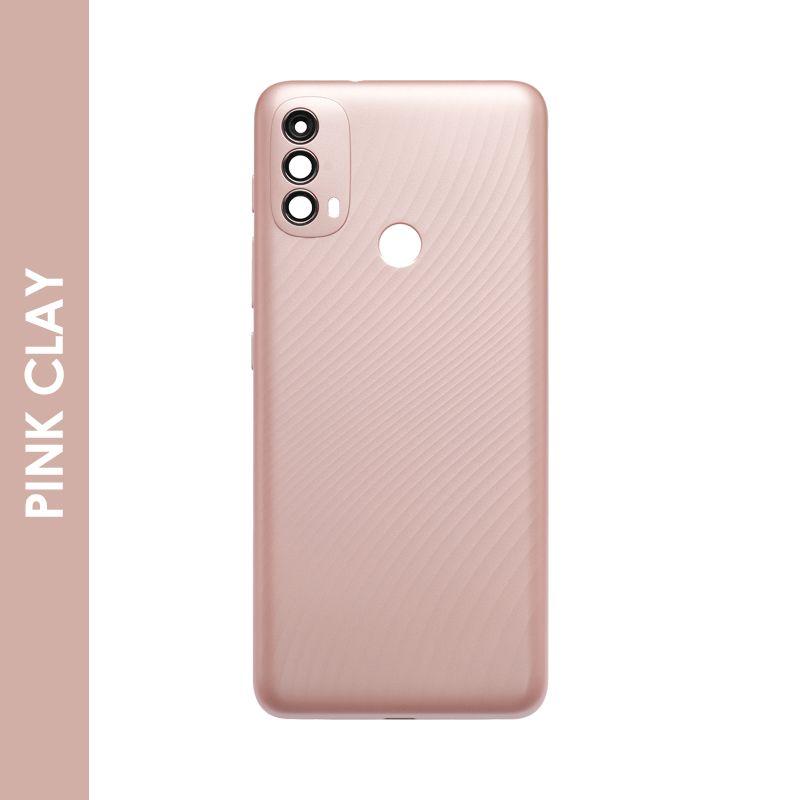 BACK COVER COMPATIBLE FOR MOTOROLA MOTO E40 (XT2159) (PINK CLAY)