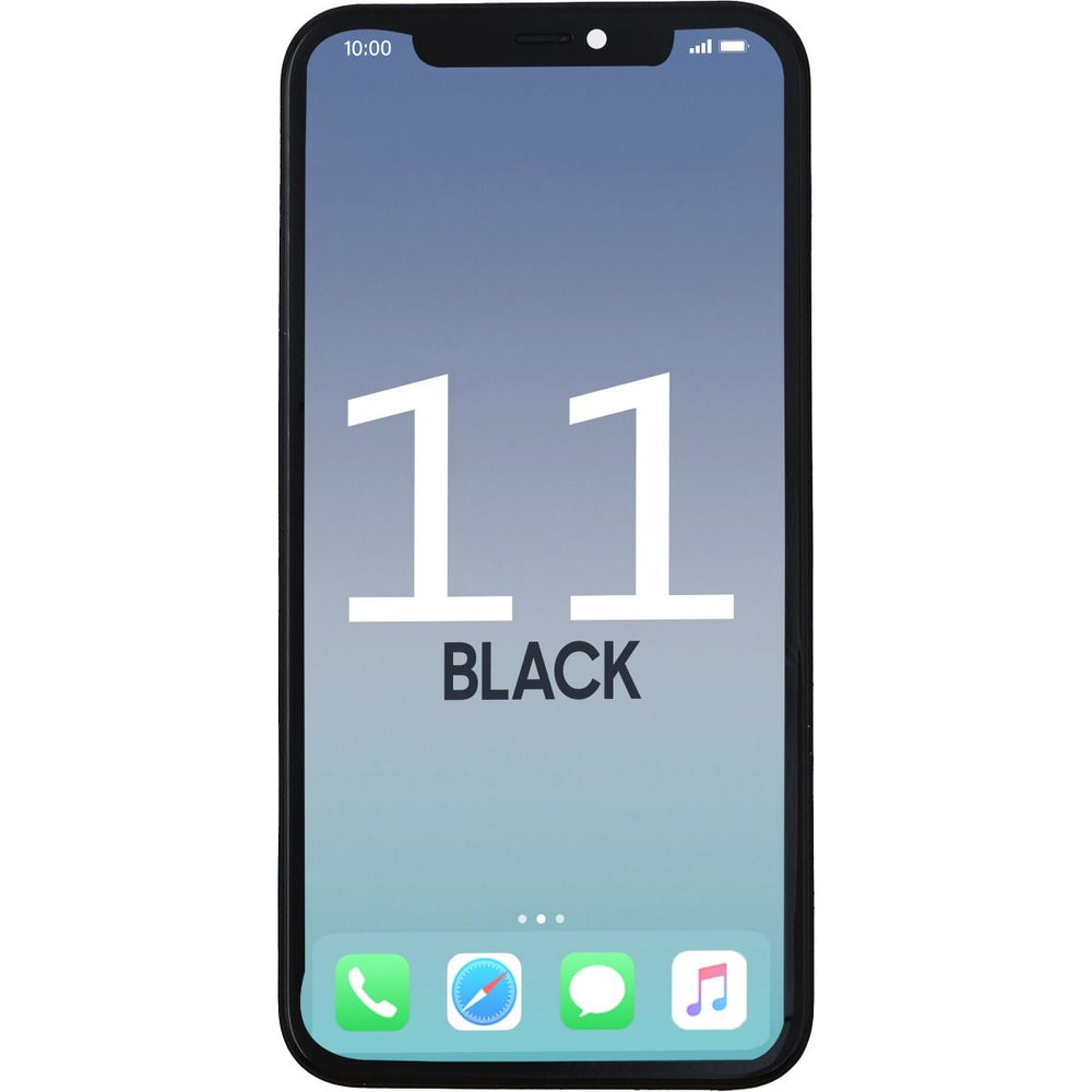 Brilliance Elite iPhone 11 LCD With Touch And Back Plate Black COF