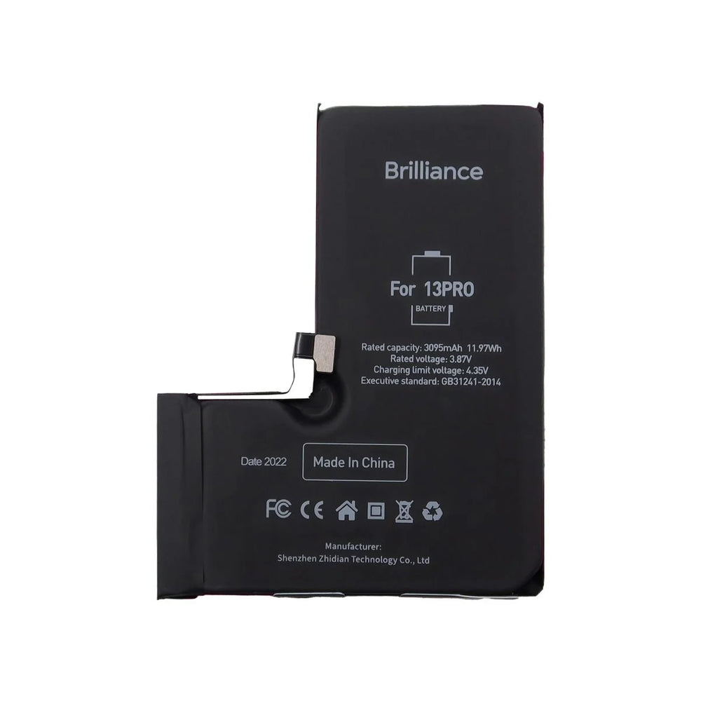 Brilliance Pro iPhone 13 Pro Battery MAX-CAP
