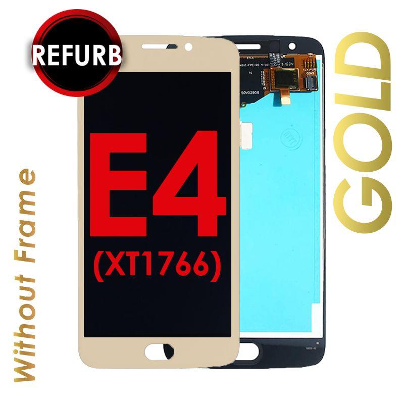 LCD ASSEMBLEY COMPATIBLE FOR MOTOROLA E4 (XT1766) (GOLD)