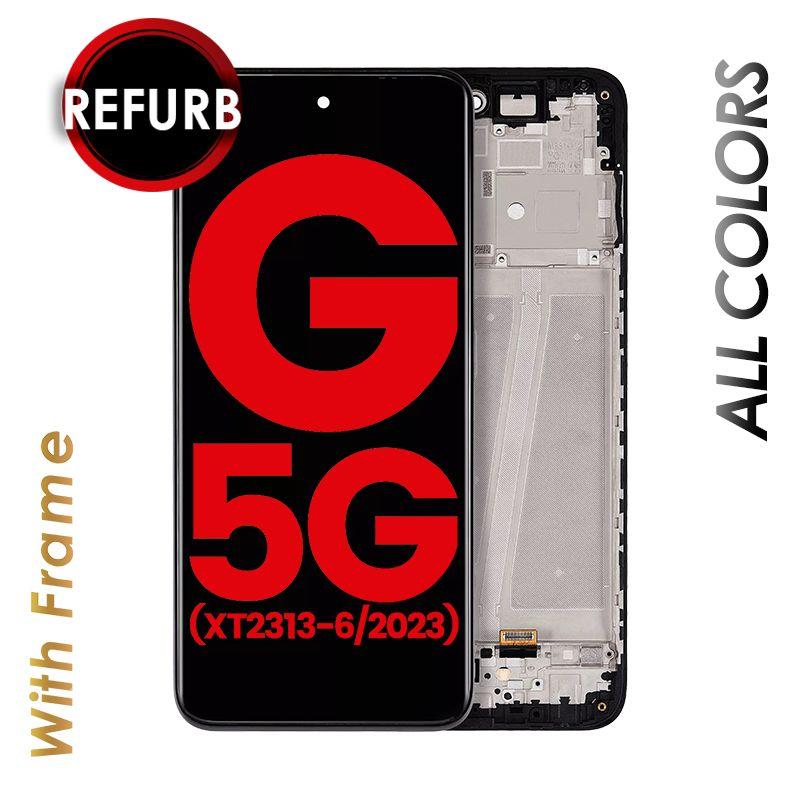 LCD ASSEMBLY WITH FRAME COMPATIBLE FOR MOTOROLA G 5G (XT2313)