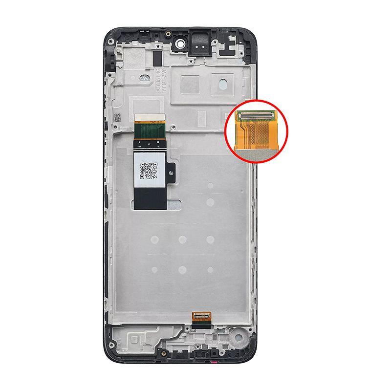 LCD ASSEMBLY WITH FRAME COMPATIBLE FOR MOTOROLA G13 (XT2331-2)